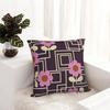 Purple Flowers Orla Kiely Pillowcase Soft Fabric Cushion Cover Gift Retro Pillow Case Cover Home Square 40X40cm