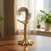 Electroplating Crystal Ball Holder Zinc Zinc Zinc Alloy Crystal Ball Display Stand  Living Room
