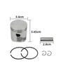 Piston Kit 4241 020 1203 4241 020 1204 Compatible With BG56 BG56C BG86 BG86C Leaves Blower Replacement Parts