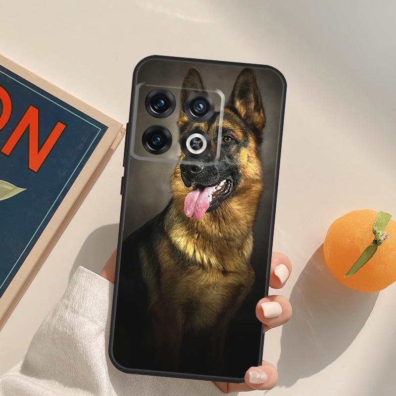 German Shepherd Dog Case For OnePlus 12R 13R 13T 10R 15 13 12 11 10T 8T Nord CE 4 3 2 Lite N20 N30 Nord 5 Cover