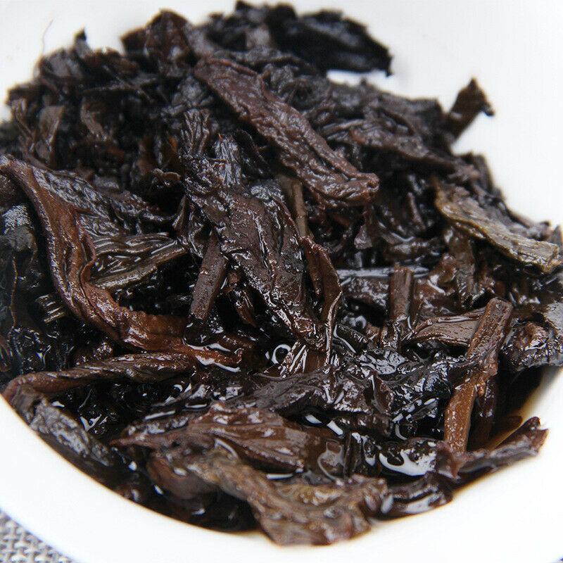 357g 2006 Pu'er Pişmiş Çay Kek Menghai Kahverengi Dağ Yaşlı Ağaç Pu-erh Siyah Çay