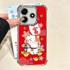 Lucky Cat Maneki Neko Japanese Soft Phone Case For Xiaomi Redmi Note 14 15 Pro Plus 13 12 11S 11T 5G 10 9S 9 Plating Anti-Fall F
