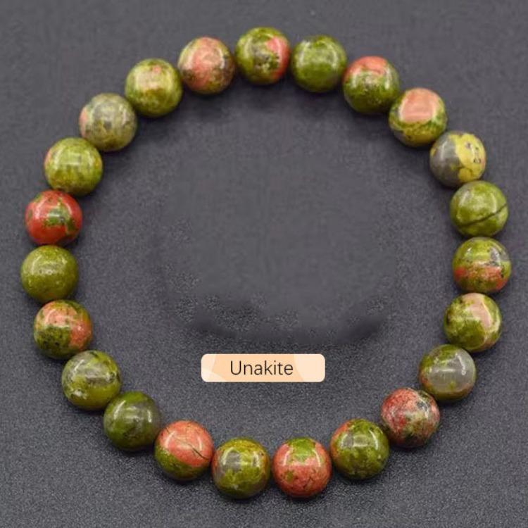 Regali Festivi Bracciale con Perle di Apatite Blu Pietra Naturale Gioielli alla Moda Rilassanti Per Uomo e Donna Accessorio Semplice Versatile per l'Uso Quotidiano