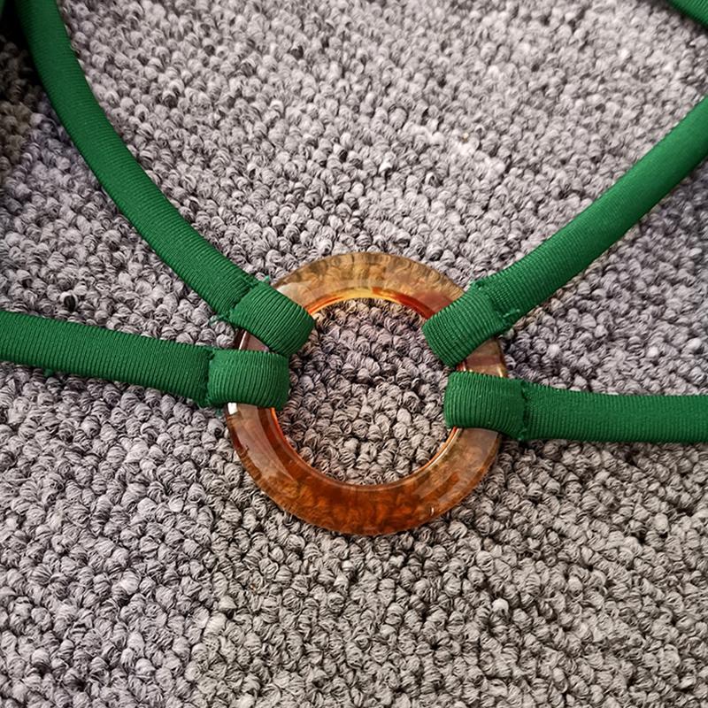 Womens Patchwork Sexy Bikini Set Split Swimsuit Summer Beach Two Piece Swimwear