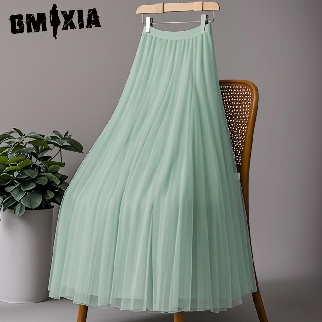 GMXIA 28 Colors Women's Fashion Casual Summer Spring Skirt