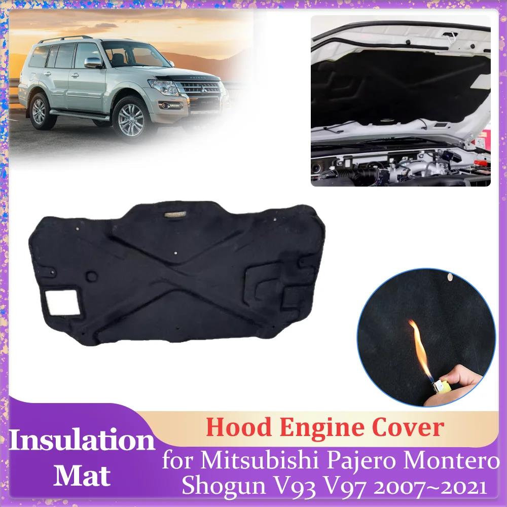 Car Hood Insulation Pad for Mitsubishi Pajero Montero Shogun V93 V97 V87 V85 Engine Cover Liner Cotton Heat Mat Part Accessories Heat Shields 2