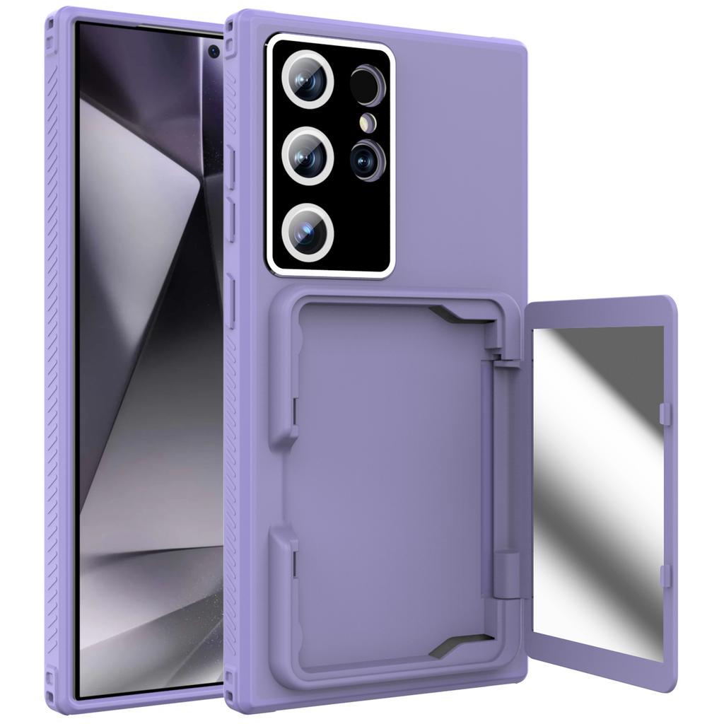 Suitable for Samsung S24 Ultra Mobile Phone Case New Anti Fall S24 Protective Case Card Case Mirror S24plus Case
