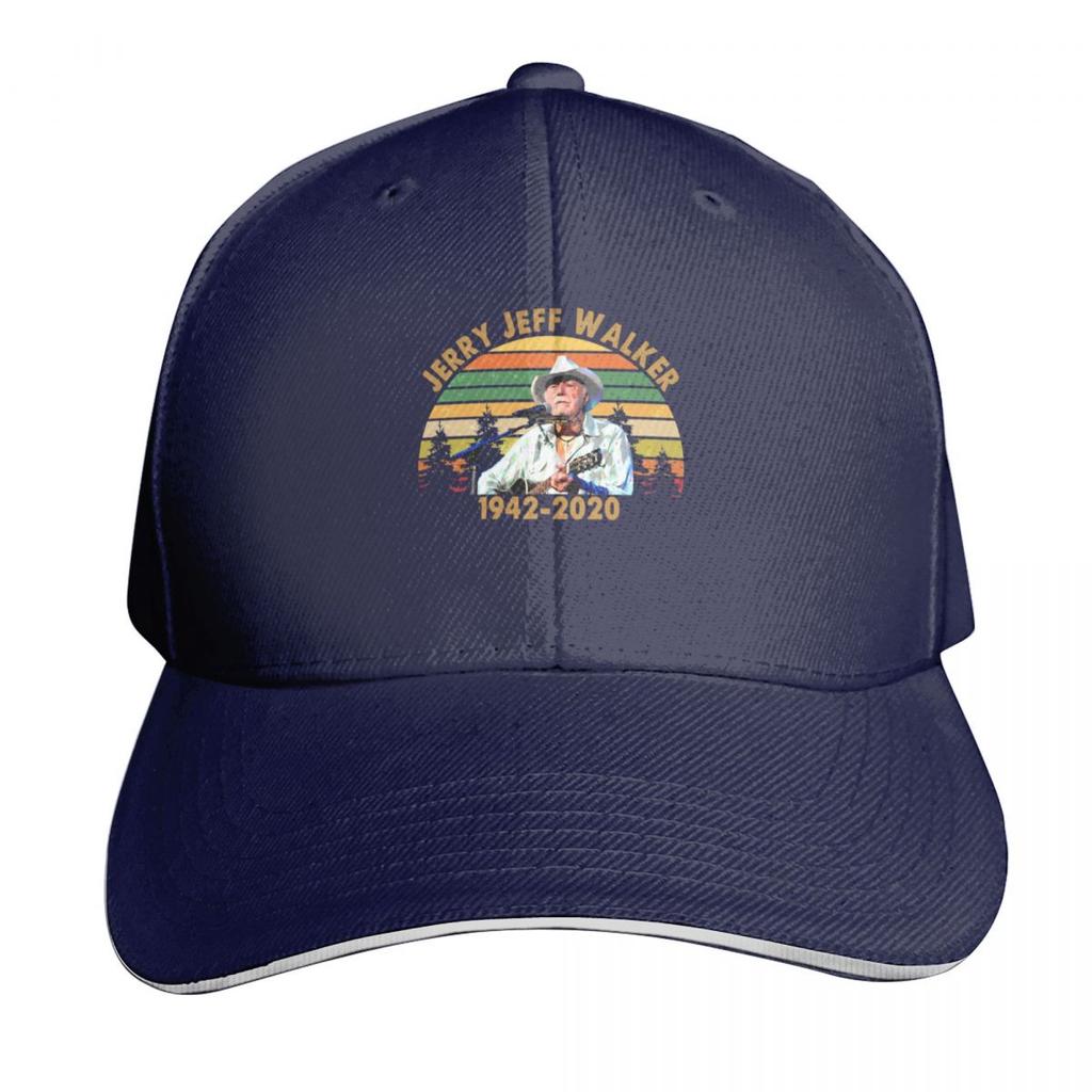 Vintage Jerry Jeff Walker   Music Gift Baseball Cap dad hat Hip Hop Sun Hat For Children Luxury Unisex Hat Unisex Womens