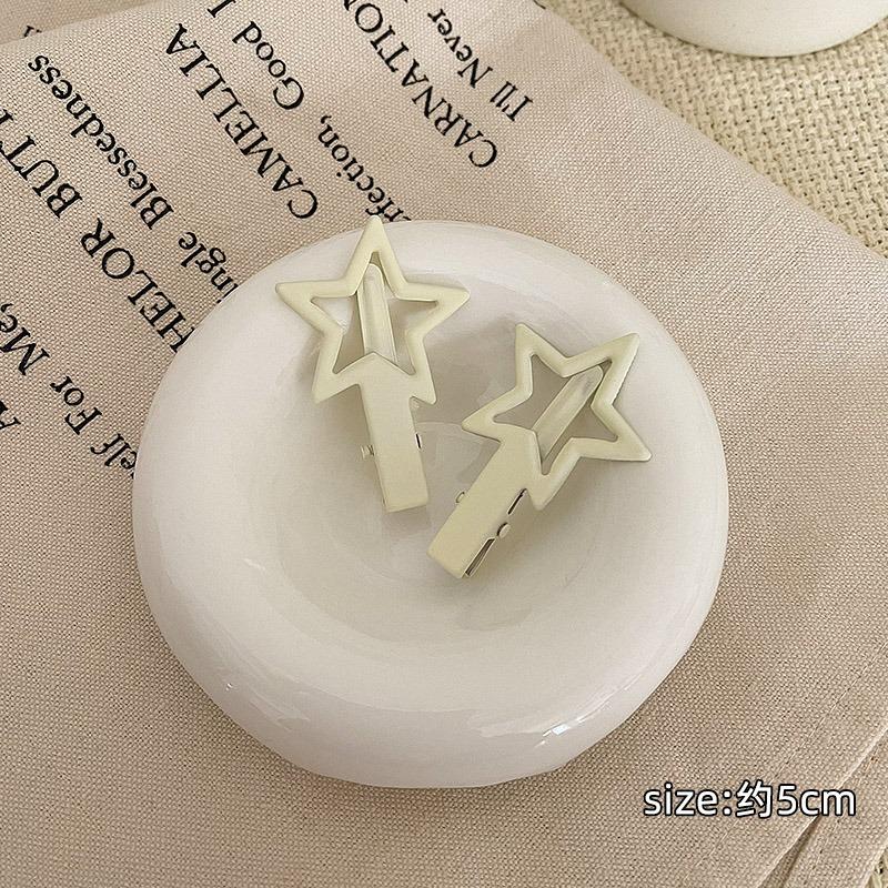 Geometric Star Metal Hairpins Women Girls Kids Hair Clips Pins Barrettes Accessories Hairgrips Headdress Headwear Ornament