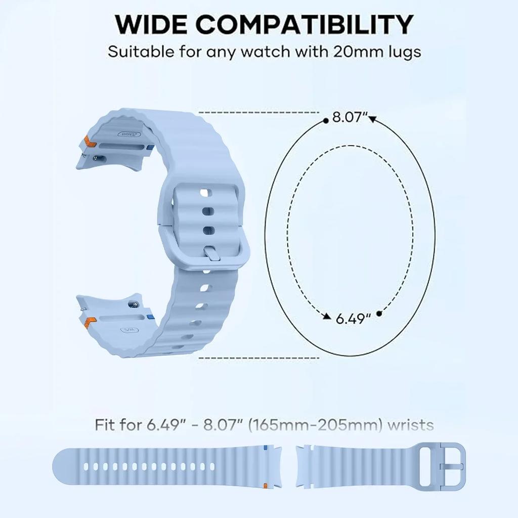 TPU Case+Strap Sports Strap for Samsung Galaxy 7 6 4 5 40mm 44MM Original Silicone Bracelet Soft TPU Case Glass Protective Cover
