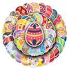 50 Easter Egg Stickers Colored Cartoon Graffiti Waterproof Decorative Hand Ledger