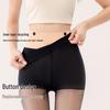 Double-Layer Black Sheer Velvet Warm Leggings for Women - Autumn/Winter Thickened Stockings Bare Leg Look.