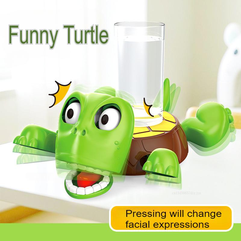 New Fun Coaster Turtle Cup Pad, Press and Stare, Open The Limbs,thickened Non-slip Insulation Pad,3D Printed Turtle Coaster