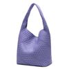 Korean-Style Hand-Woven Women's Casual Shoulder Bag with Large Capacity