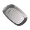 ZISIZ American Gold Tinplate Platter for Steak & Snacks