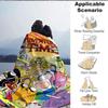 1pc Adventure Time Characters Flannel Throw Blanket - HD Printed Lightweight Soft Warm All-Season Blanket for Sofa, Bed, Travel013