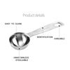 Stainless Steel Measuring Spoons Set With Metal Ring Hanger For Baking And Cooking