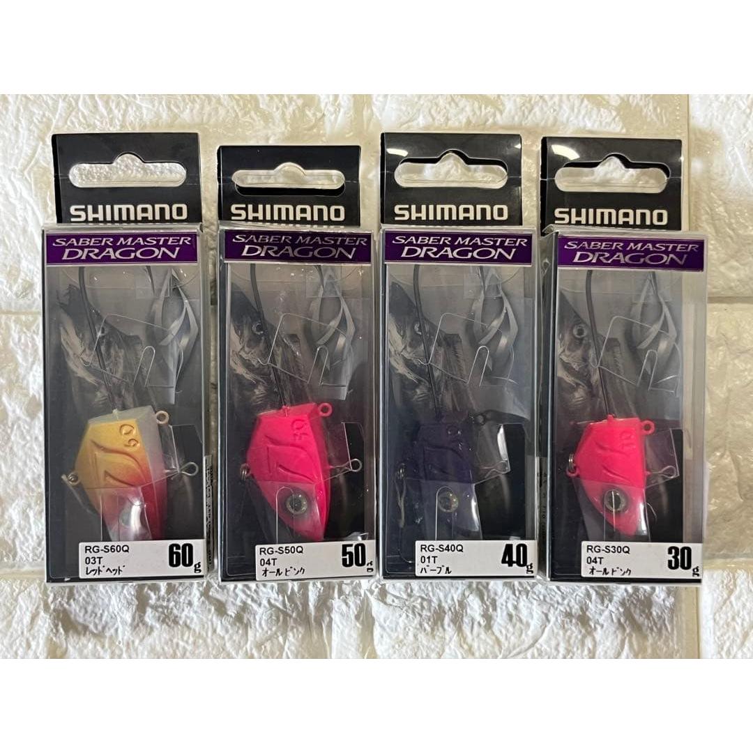 Used [New and unused] Shimano Saber Master Dragon Tachiuo Tenya 4-piece set