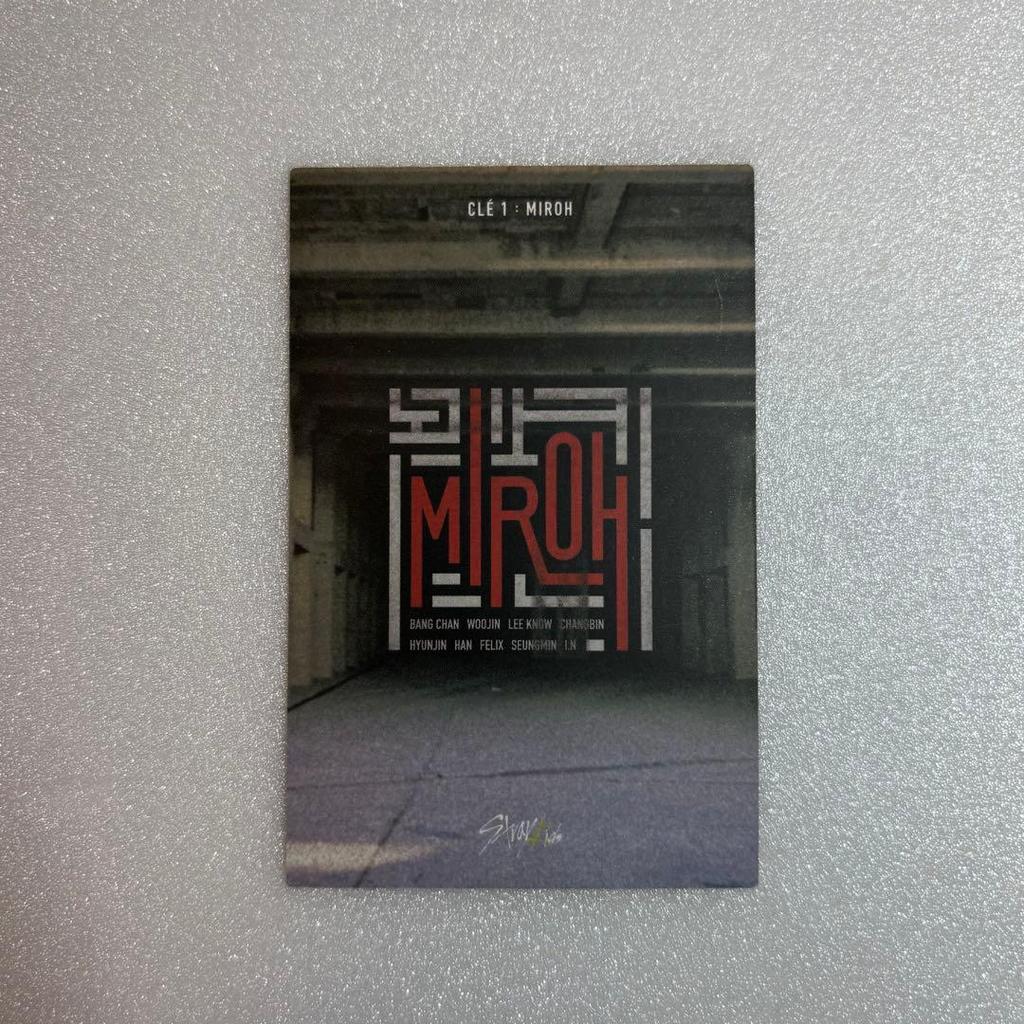 [USED] Stray Kids Bang Chan MIROH Limited Edition Limited Trading Card Photo Card