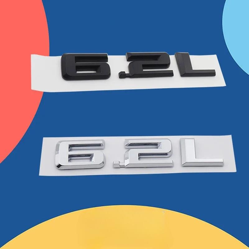 3D Premium 6.2 L Letters for US American SUV Off Road car Engine Hood Fender trunk Tail Rear Decal Emblem Badge Sticker