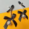 1 Pair Nipple Clamps Adjustable Non-Piercing Body Jewelry with Bowknot Bells Metal Decorative Clips for Adult Men Women Couples Bedtime Play