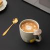 Forest-Themed 3D Ceramic Mushroom Mug - Handmade Breakfast & Coffee Cup