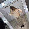 2025 Cross-border European and American Women's Clothing Amazon Crew Neck Commuter Knitted Top Sports Sweater Loose Wide-leg Pants