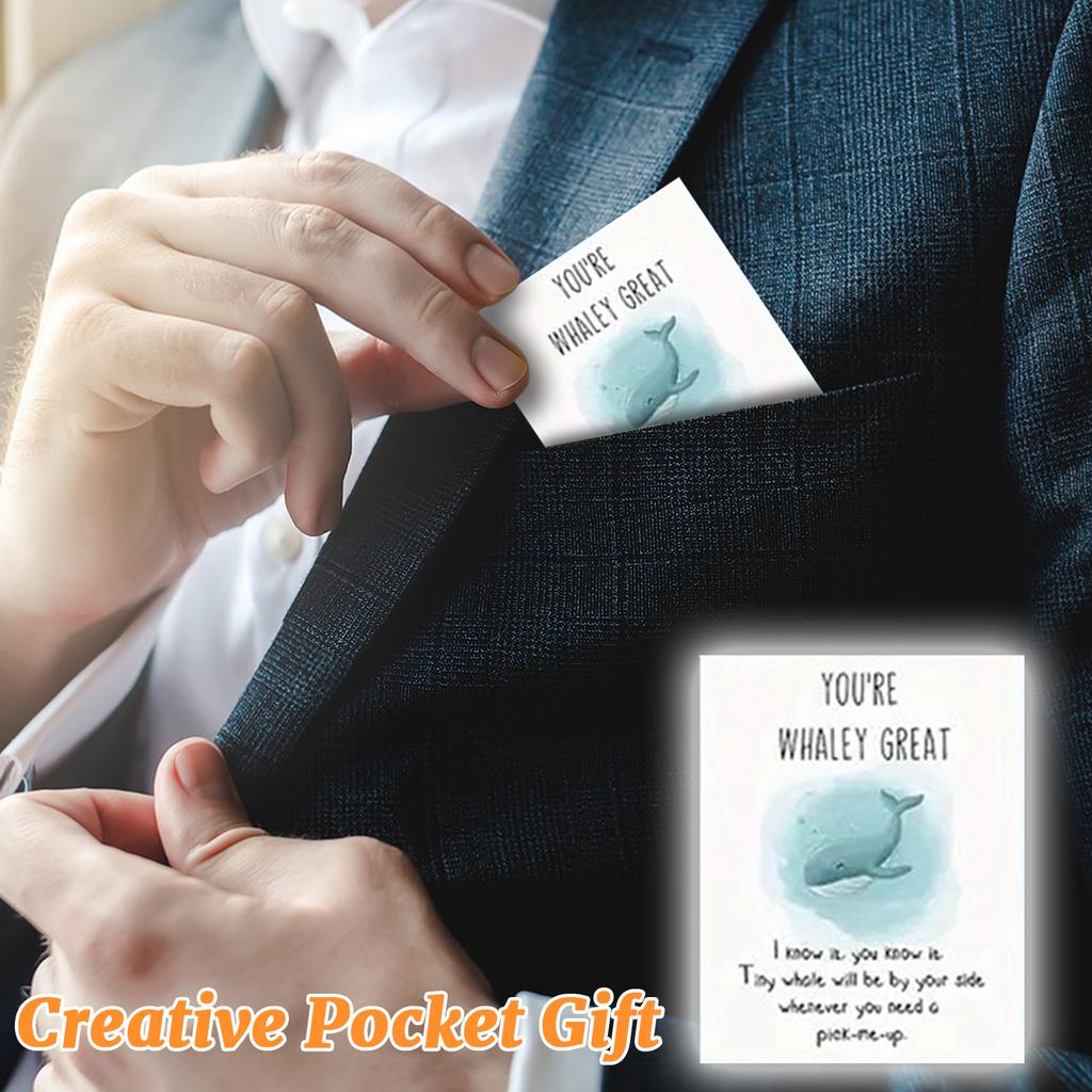 Funny Birthday Card Cartoon Creative Pocket Gift