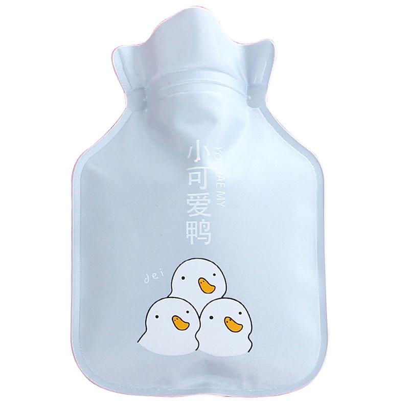 Mini Cartoon Hot Water Bottle With Double Layer Pvc For Winter Hand Heating And Travel Use