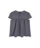 HIGH SCHOOL DISCO Check Ribbon Round Collar Blouse