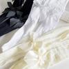 Kids Tight For Girls Solid Color Lace Bow Hollow Out Pantyhose For Children Cute Thin Breathable Legging Summer Sweet Stocking