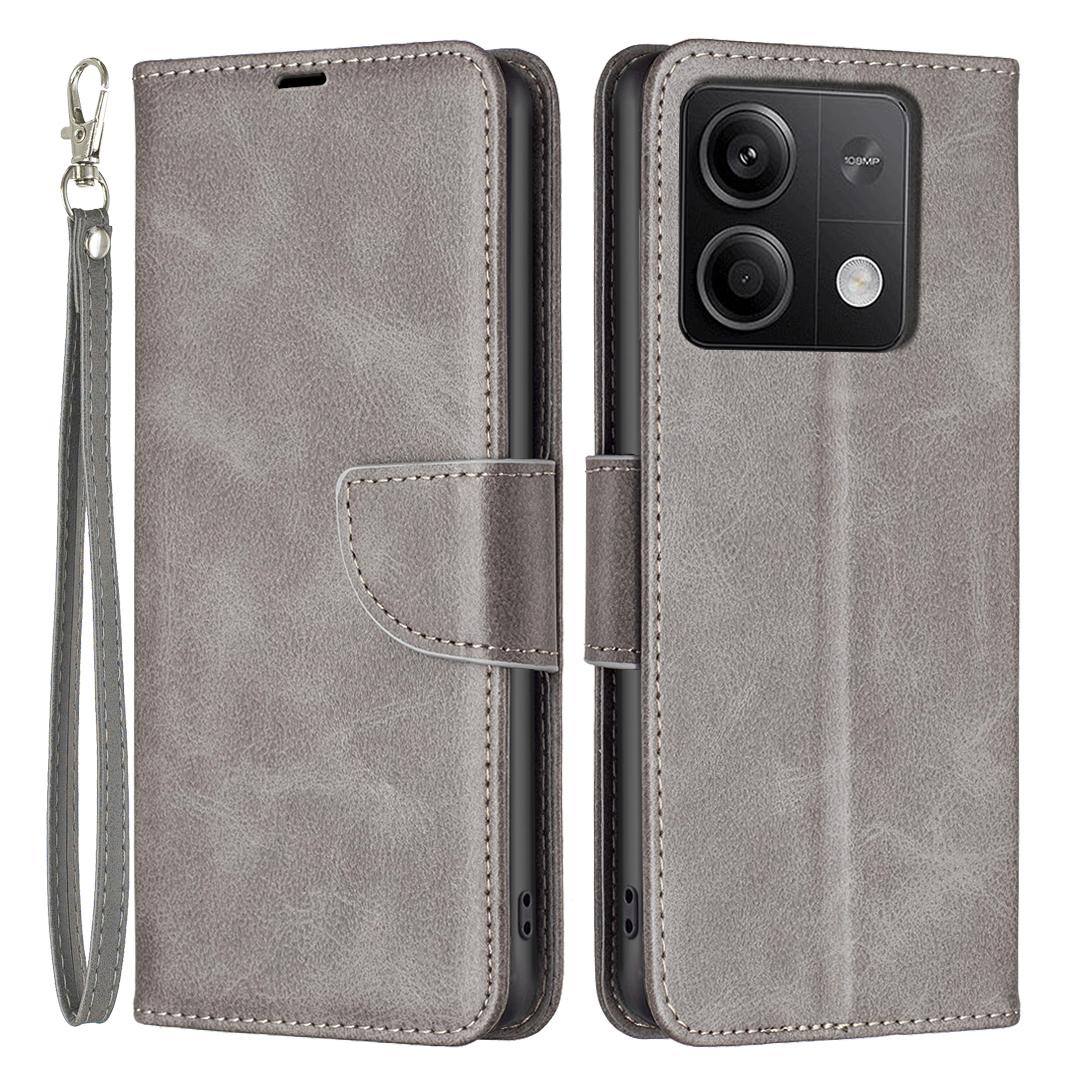 

Для Xiaomi Redmi Note 13 5G кожаный чехол противоударный с подставкой из ТПУ однотонный чехол для телефона C