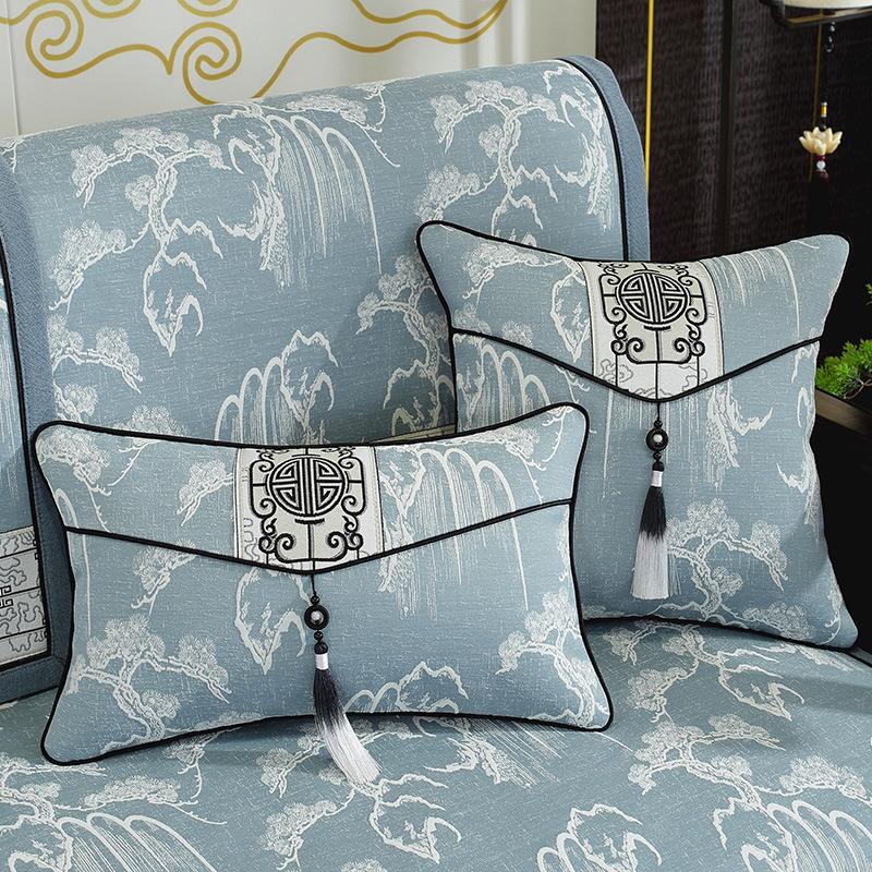 Sofa Cushion, Solid Wood, Mahogany Sofa Cushion Cover, New Anti Slip Pad, Universal All Year Round