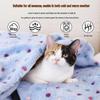Coral Fleece Flannel Pet Blanket - Cozy Mat for Dogs & Cats
