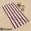 Burgundy Cream Vertical Stripe Soft Portable Travel Towel Ultra Lightweight Microfiber Oversized Sand Free Quick Dry Beach Towel