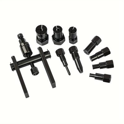 10pcs Motorcycle Wheel Bearing Puller Tool Kit, Alloy Bearing Pullers Motorcycle Bearing Removal Tools With Box