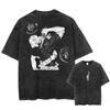 Anime Jujutsu Kaisen Fushiguro Toji Printed Tshirt Mens and Womens Washed Tshirt High Quality Vintage Tshirt Tops