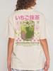 Maglietta con Stampa Posteriore Matcha Manica Corta Larga Streetwear Grafica Top Estetica Y2k Cotone Maglietta Donna Unisex Abbigliamento Femminile