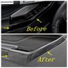 Car Inner Door Armrest Panel Handle Strip Decoration Cover Trim For Ford Explorer  - 2025 ABS Matte Carbon Fiber Accessories