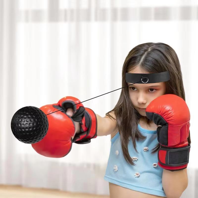 Elastisches Stirnband und Schwarzlicht-Kopfband-Stil Boxen Speedball Für Erwachsene Kinder Sport Rebound Reaktionsbälle