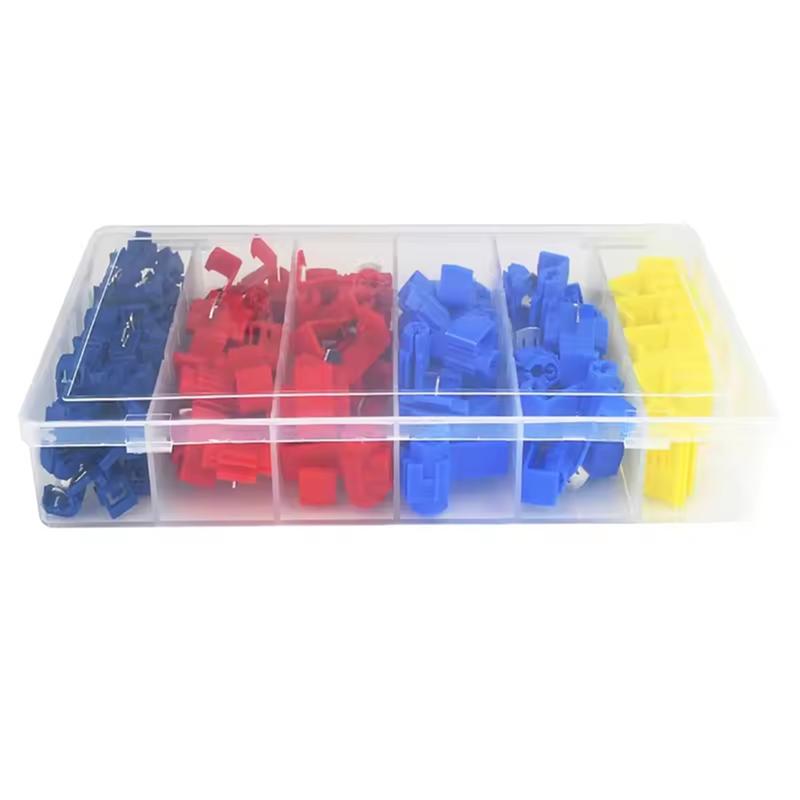 AT19-Lock Electric Wire Cable Connectors Quick Splice Terminals Crimp Non Destructive For Wire Car Boat Motorcycle 65Pcs
