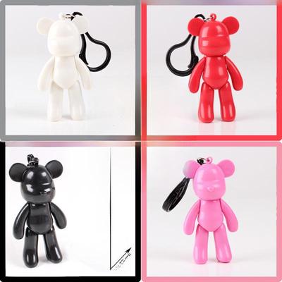 DIY Bear Keychain Pendant with Fluid Simulation - Car Key Accessory