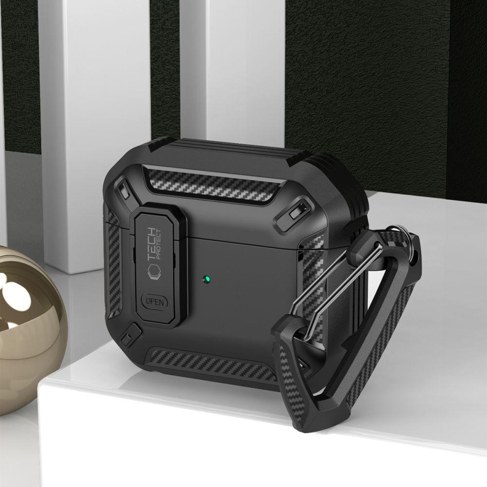 Tech-Protect X-Carbo Apple Airpods Pro 1 / 2 Black