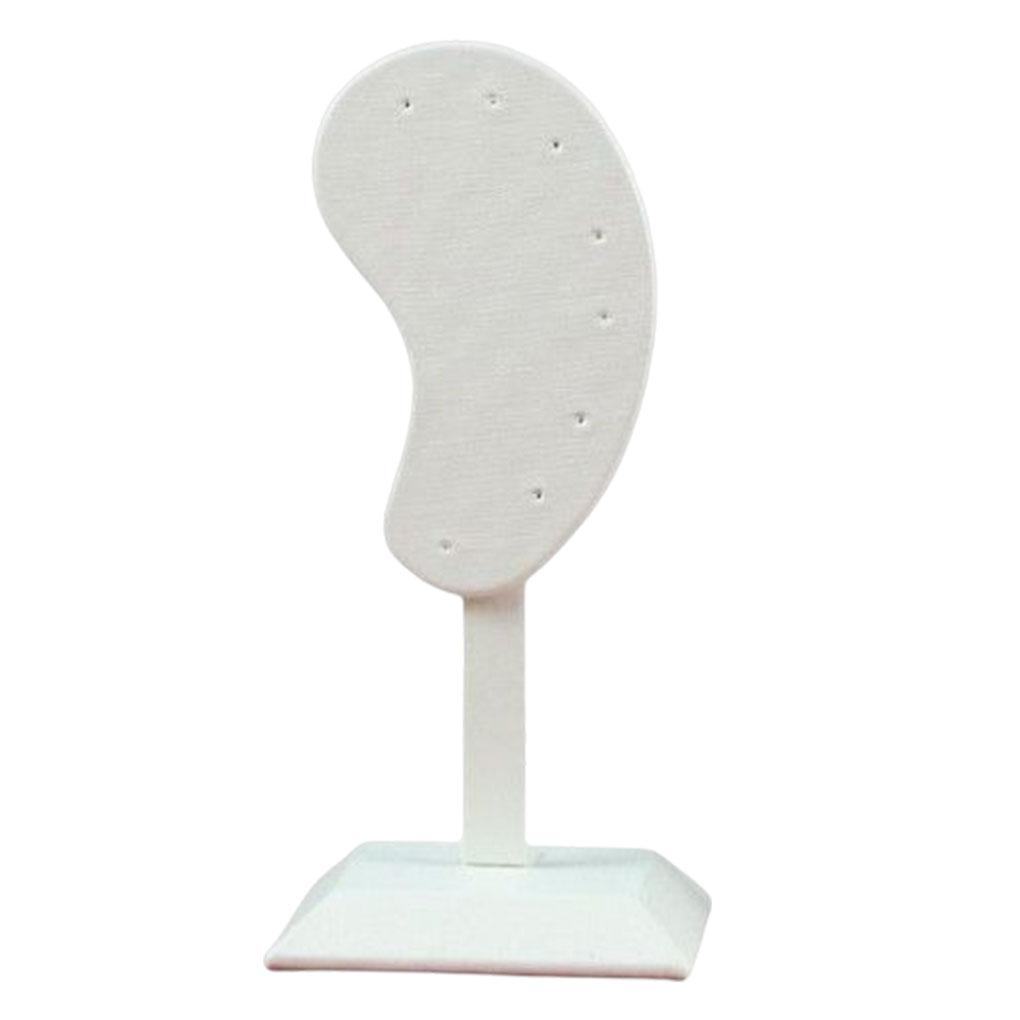 

Earrings Display Stand Ear Shaped Fashion Ears Stud Pendants Jewelry Holder Home Bedroom Room Jewellery Show Rack Woman серый
