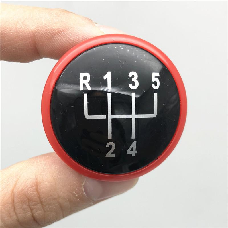 5/6 Speed Gear Shift Knob Cap Speed Number Emblem Badge Cover for VW Volkswagen Golf Jetta MK3 MK4 GTI MK4 Bora LUPO POLO SEAT IBIZA CADDY