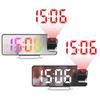 Projection Alarm Clock Luminous Clock Multifunctional Digital Alarm LED Display Bedside Desktop Clock Projector for Home Dorm