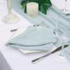 6PCS Rustic Style Burr Edge Cotton Napkin Retro Gauze Tea Towel Classic Raw Edge Cloth Napkin  Party