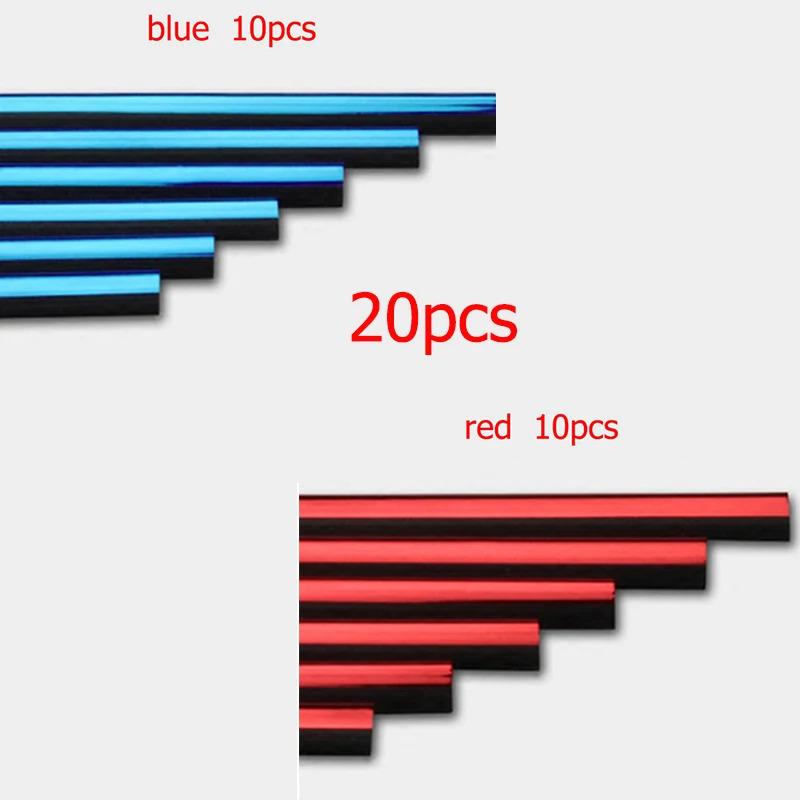 10/20Pcs Car Air Conditioner Outlet Decorative U Shape Moulding Trim Decor Strips Car Styling Car Door Edge Corner Protector