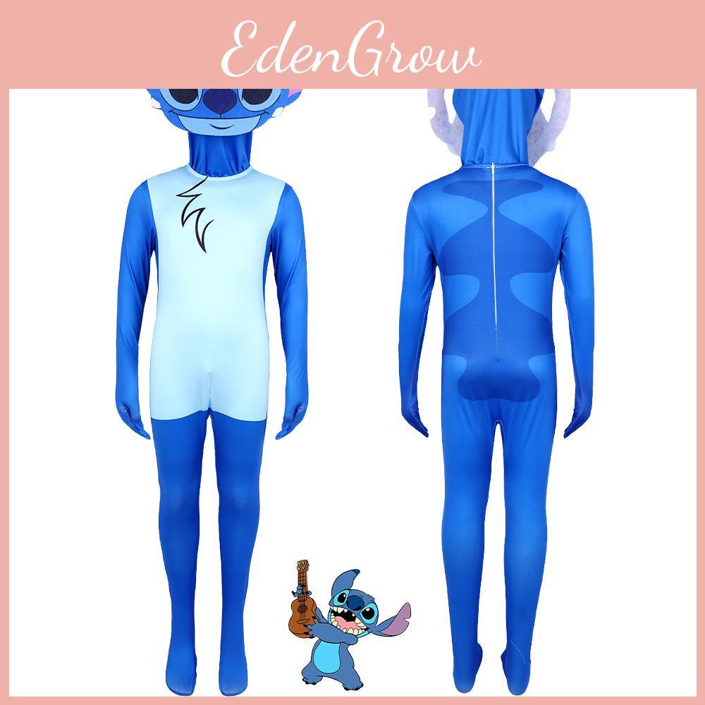 Comfortable And Stylish Interstellar Baby Cosplay Costume For Kids With Cartoon Prints In Stitch Design