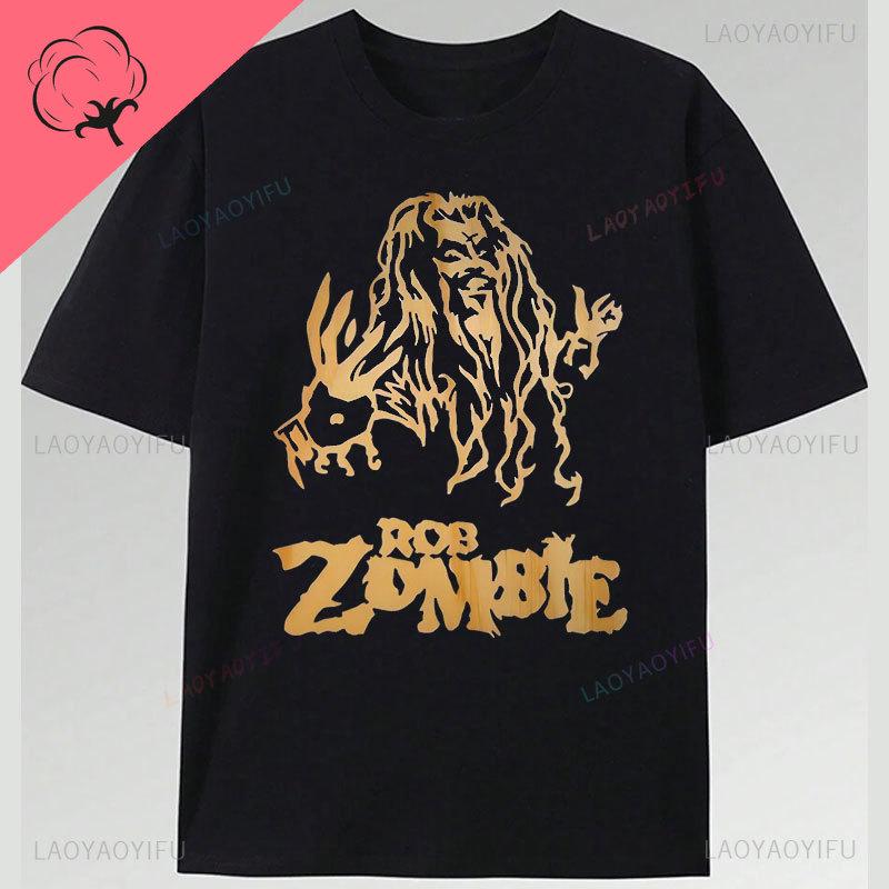 Camisetas Rob Zombie Dragula Graphic Tshirts Vintage Horror Classic Cotton Gothic Music Clothes Heavy Metal Fans Print Tee Top